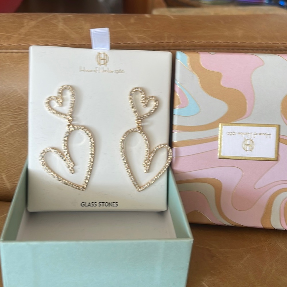 House of Harlow 1960 earrings. New - Picture 2 of 5